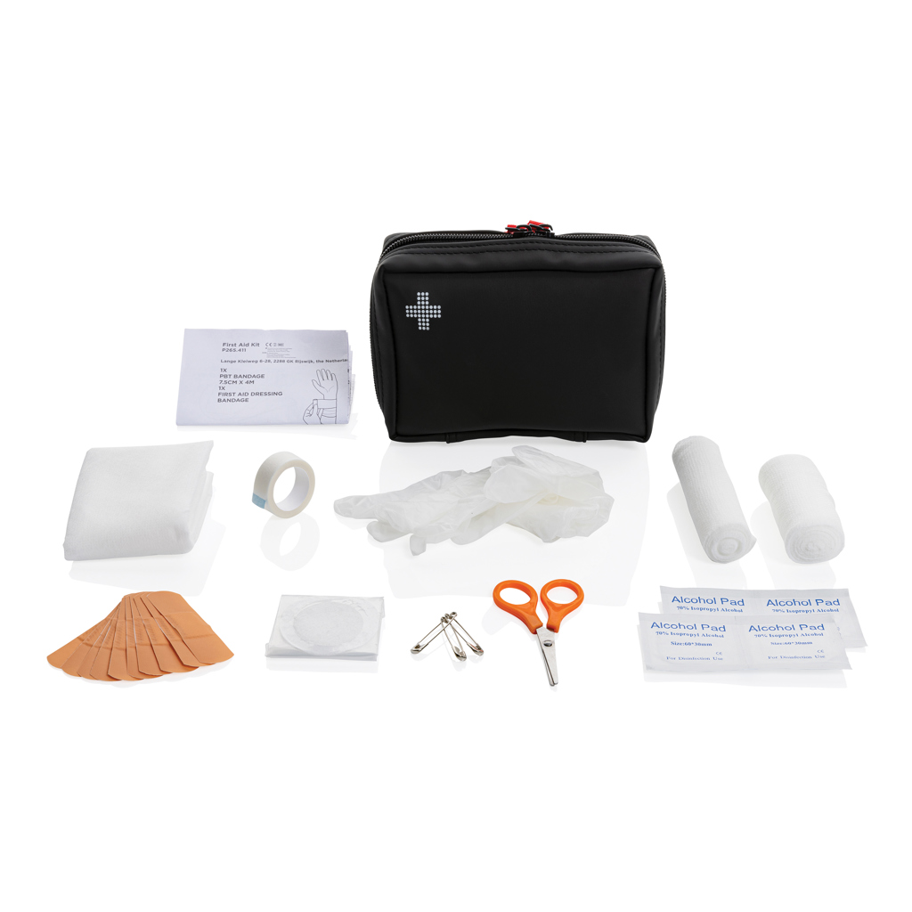 RCS recycled nubuck PU pouch  first aid set
