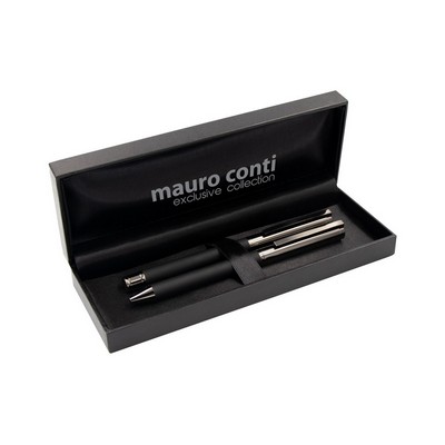Mauro Conti writing set, ball pen and roller ball pen | Willie