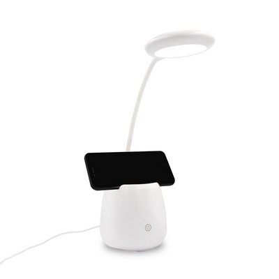 Desk lamp, wireless speaker 3W, phone stand, pen holder | Asar