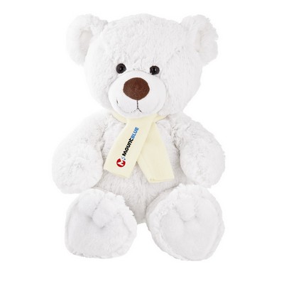 Monty White, plush teddy bear