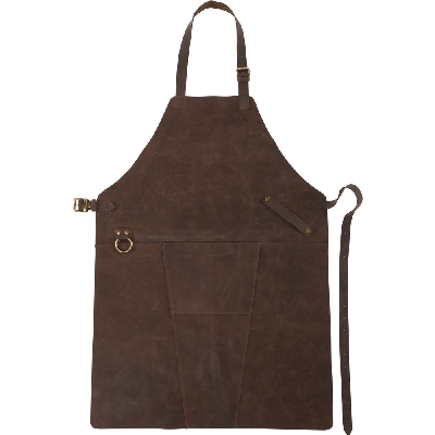 Leather kitchen apron