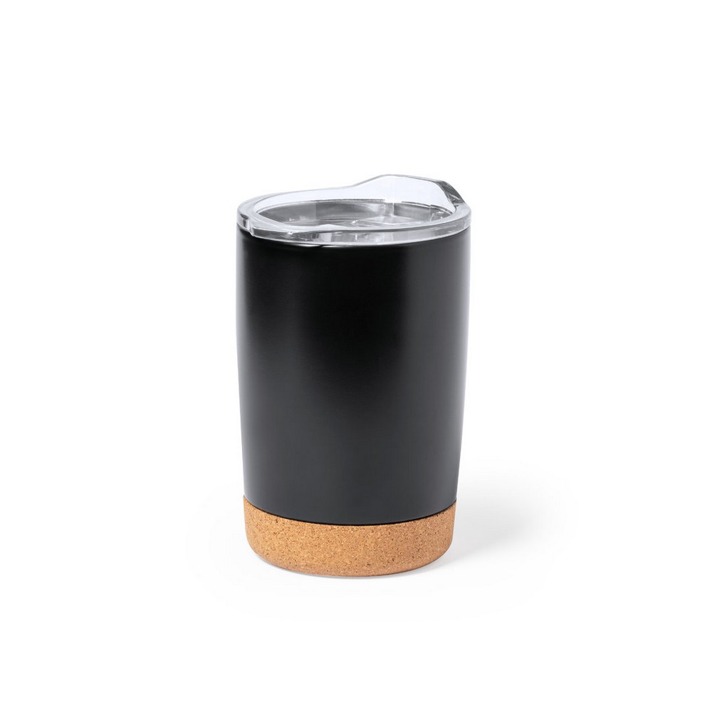 Travel mug 380 ml, cork detail