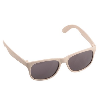 Wheat straw sunglasses B'RIGHT, cotton case included | Adam