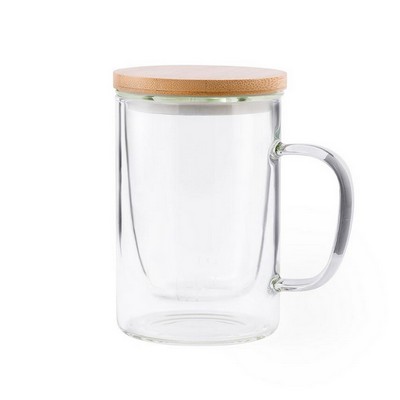 Glass mug 450 ml with infuser