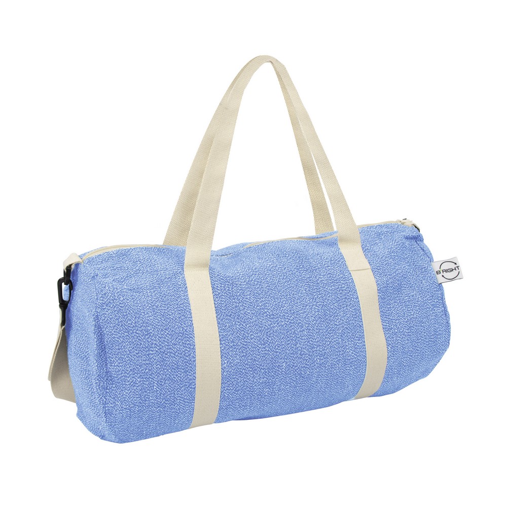 Recycled cotton and recycled polyester sports, travel bag B'RIGHT | Asha
