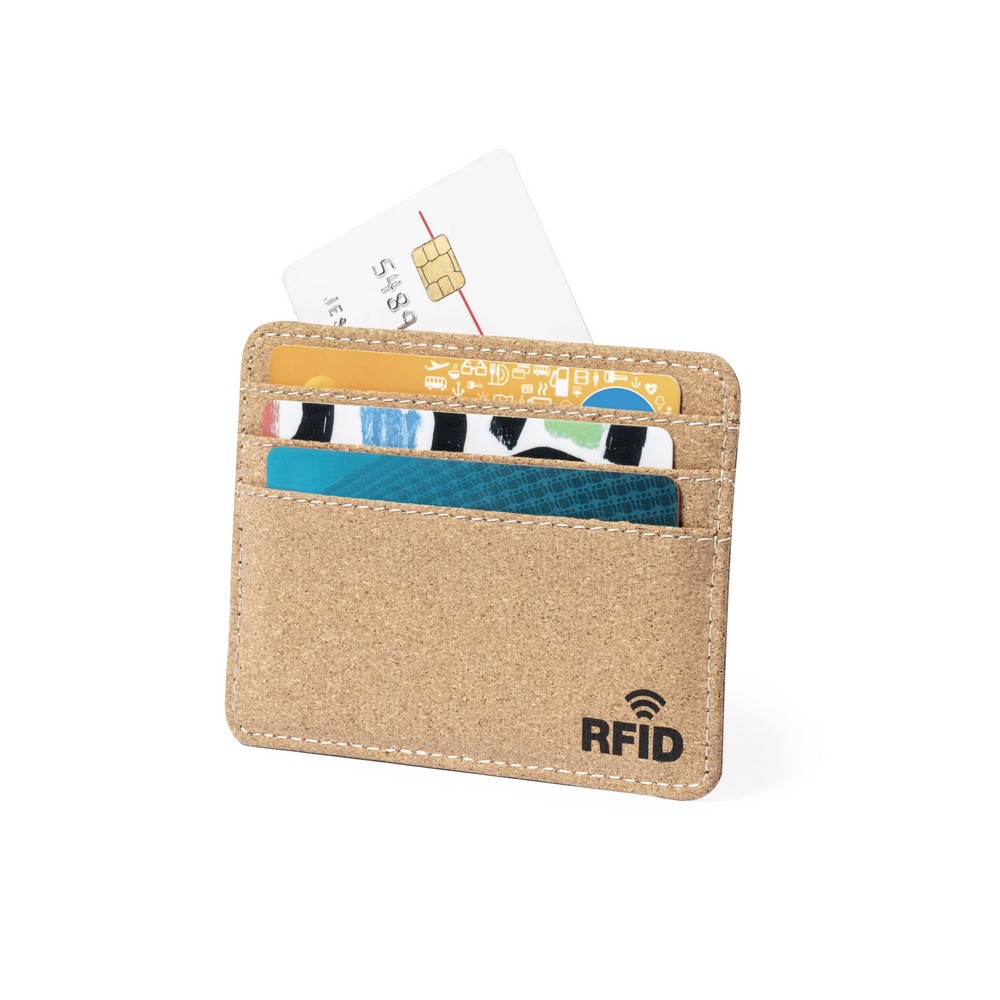 Cork credit card holder, RFID protection