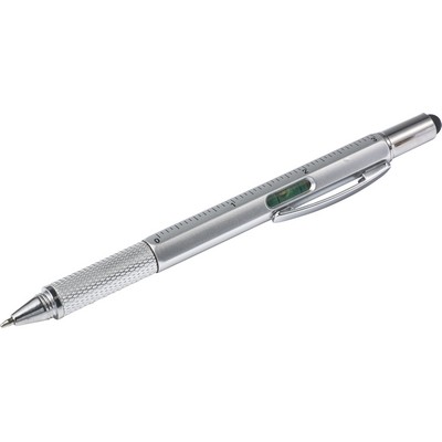 Multifunctional ball pen, touch pen, ruler, spirit level