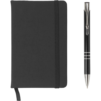 Gift set, notebook approx. A6 and ball pen