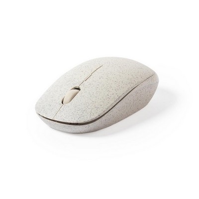 Wheat straw wireless computer mouse