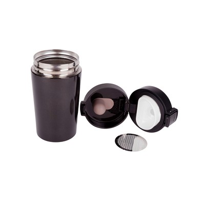 Thermo mug 300 ml with sieve stopping dregs | Laura