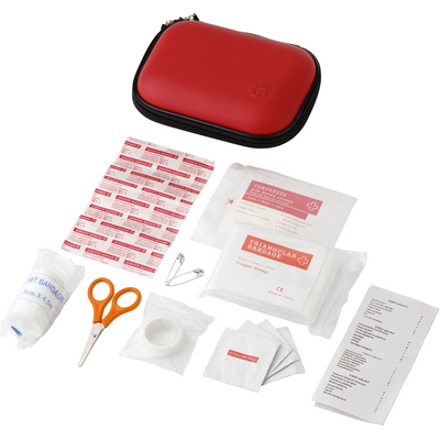 First aid kit in pouch, 16 pcs