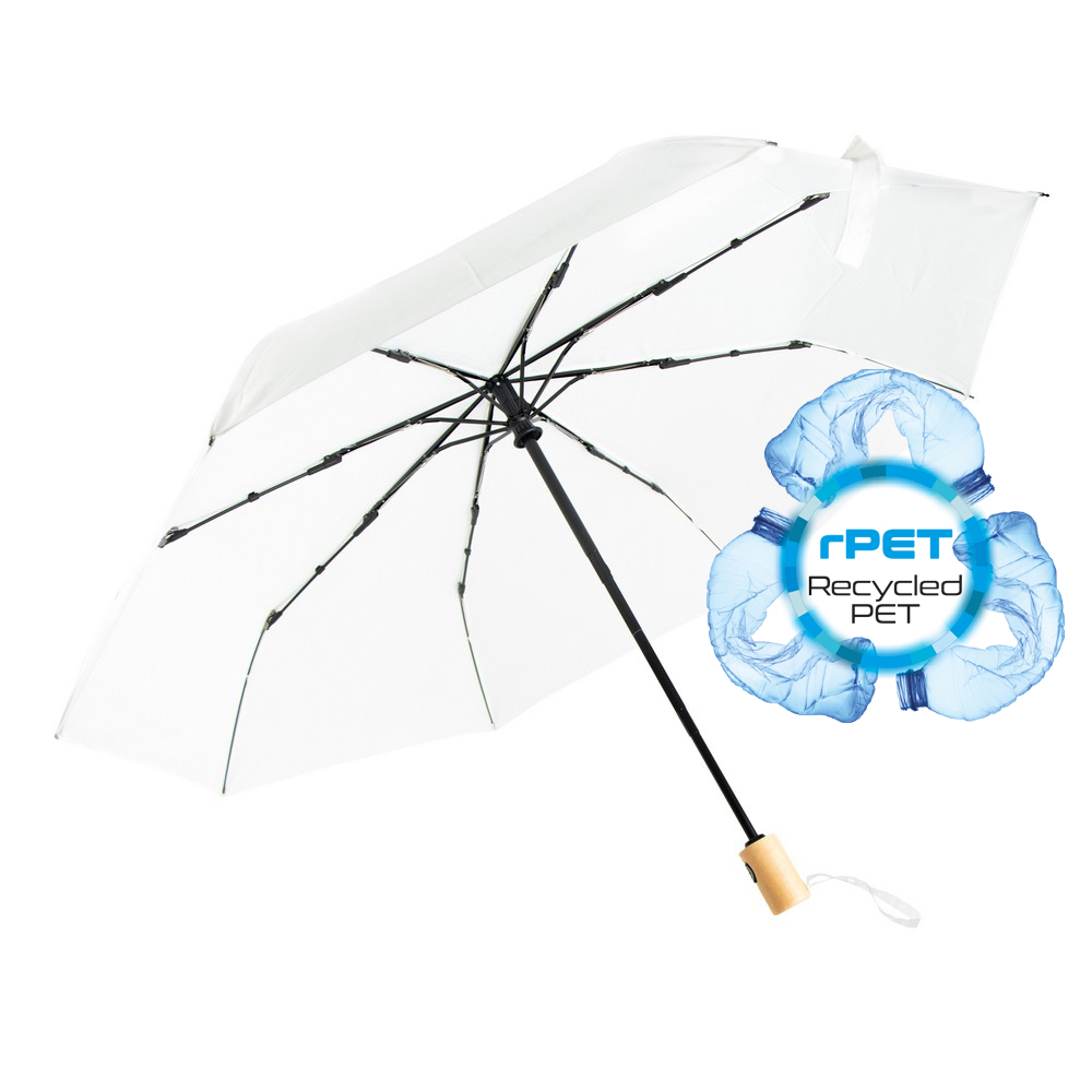 RPET automatic umbrella, foldable | Nell