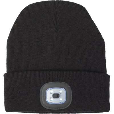 Winter hat with COB light