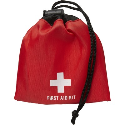 First aid kit in pouch, 10 pcs