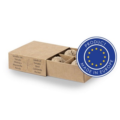 Set of seeds balls, 4 seeds types