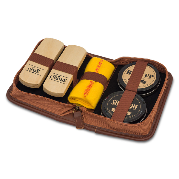 DERBY shoe shine kit, graphite
