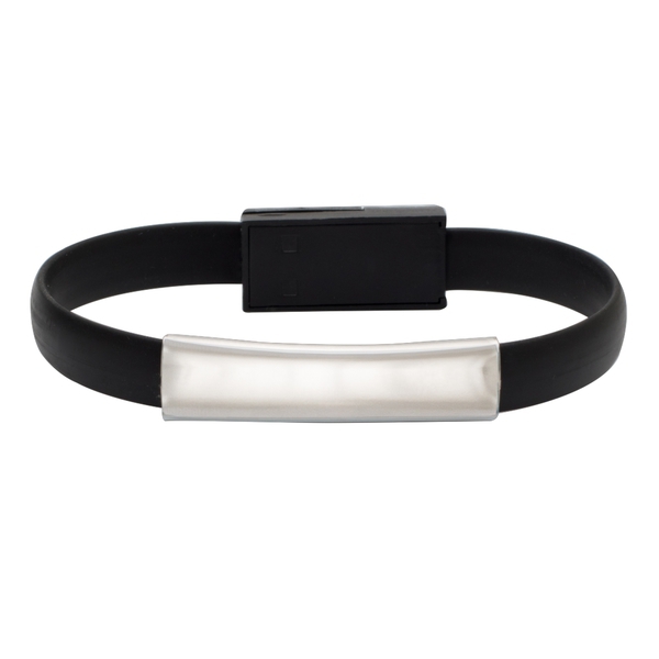 BRACELET bracelet with USB,  black