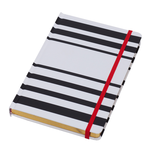 OVIEDO notebook,  white/black