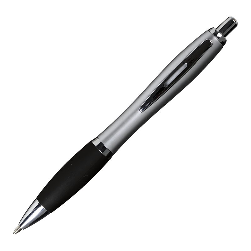 SAN ballpoint pen,  black/silver