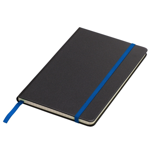 SEVILLA notebook with squared pages 130x210 / 160 pages,  blue/black
