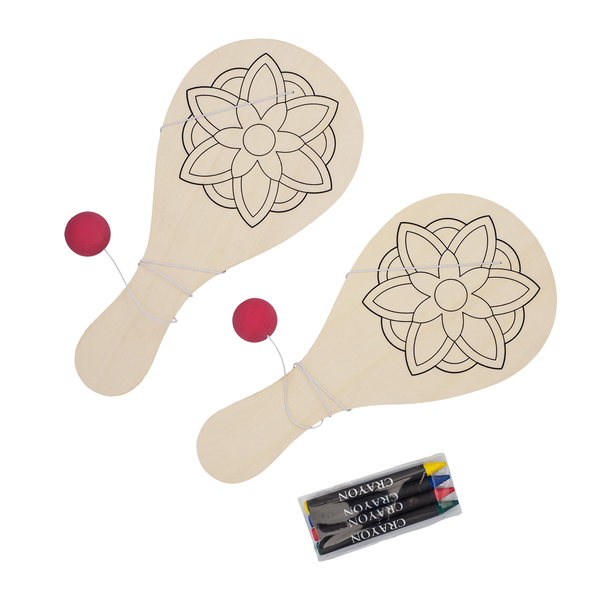 PLAYO set of paddles, beige