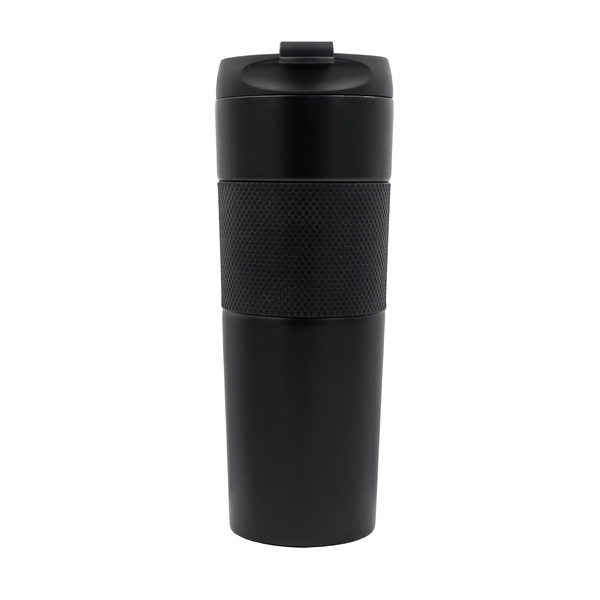 ASPET thermal mug with french press 450 ml, black