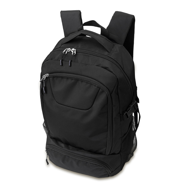 BADEN backpack with laptop pocket, black
