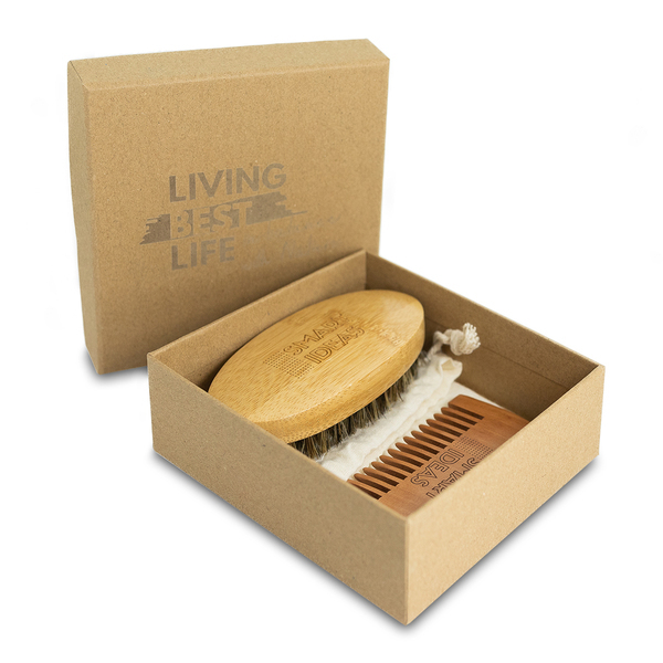 MACHO grooming kit, brown