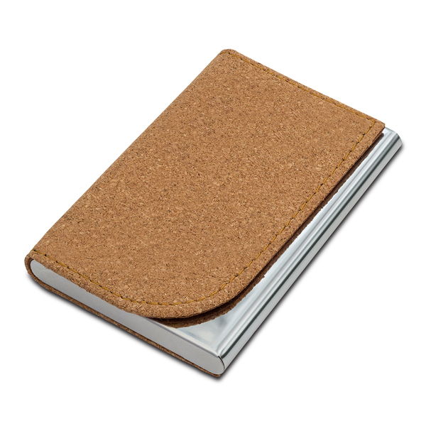 TORRE business card holder, brown