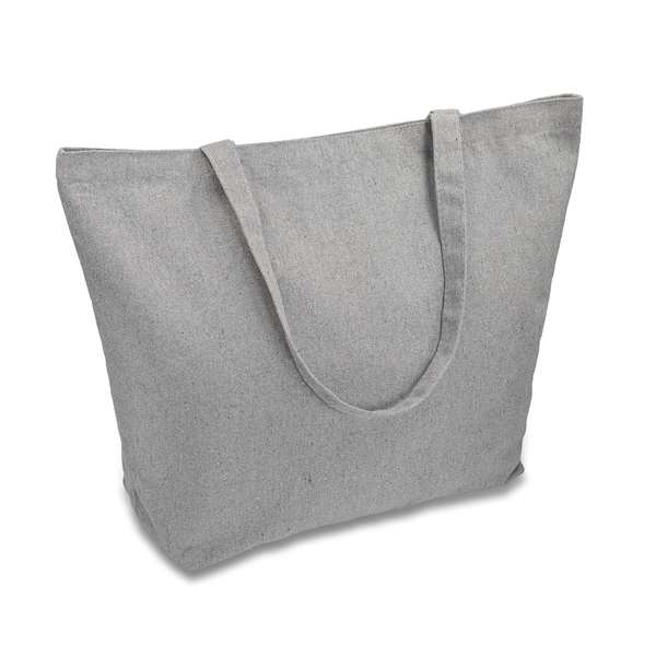 KINIA 340 g/m2 cotton bag, grey