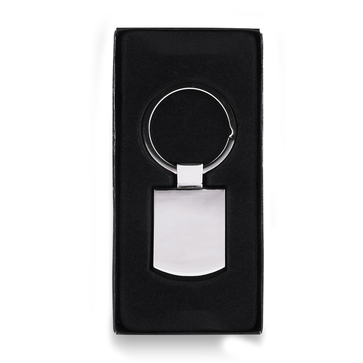 STARK metal key ring,  silver