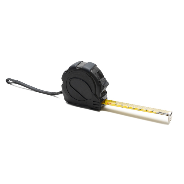 EXIMO tape measure 5 m, black