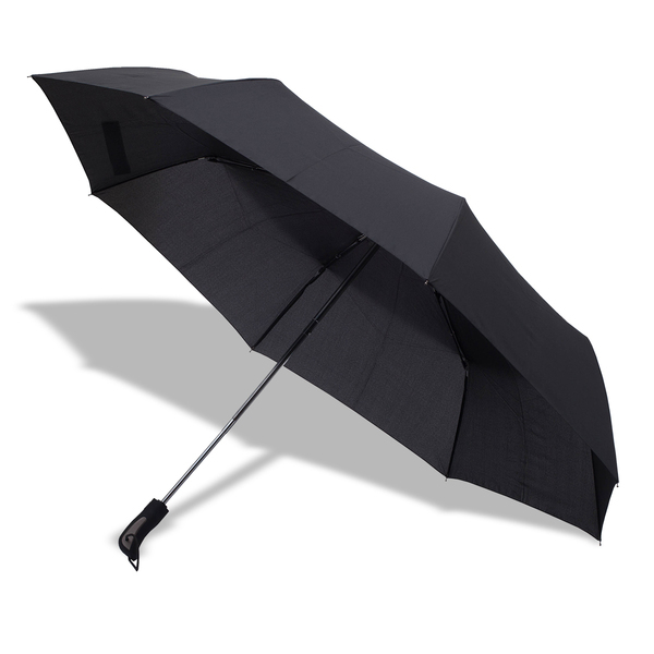 VERNIER windproof folding umbrella,  black