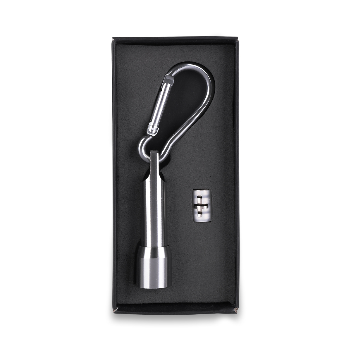 SELECT LED key ring with lamp,  graphite