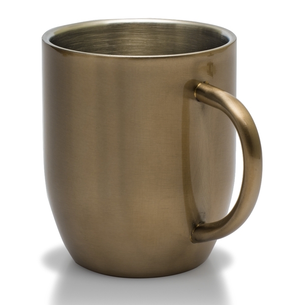 DUSK stainless steel thermo mug 380 ml,  gold