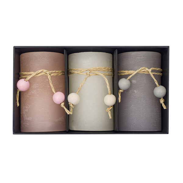 ALTE scented candle set, multicolor