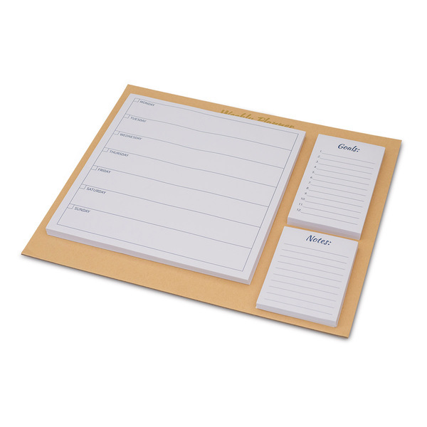 SHU weekly planner, beige