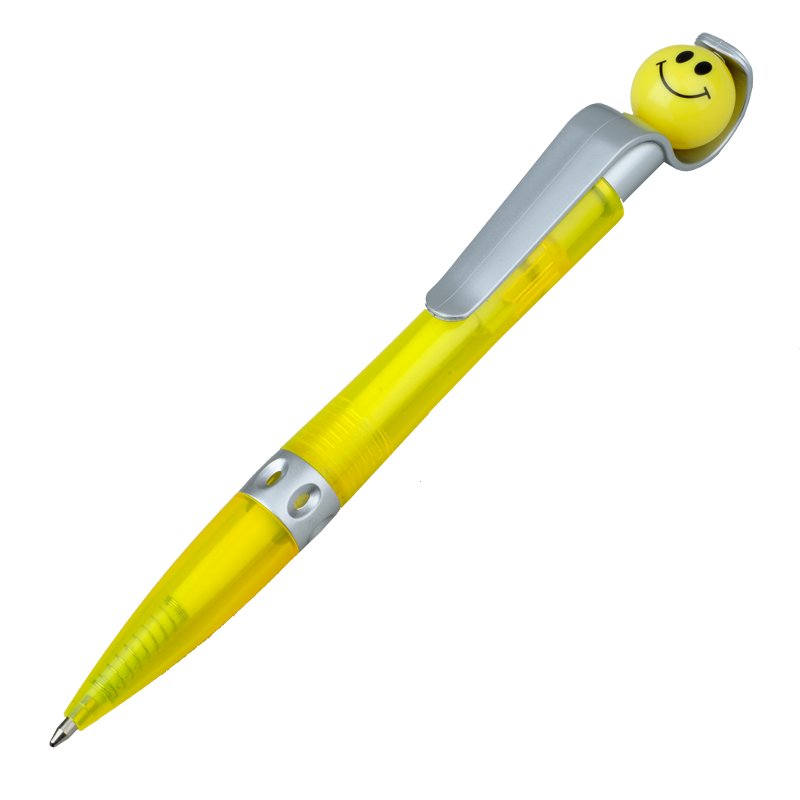 HAPPY PEN ballpoint pen,  yellow