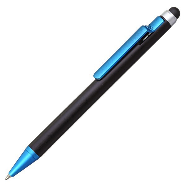AMARILLO ballpoint pen with stylus,  blue/black