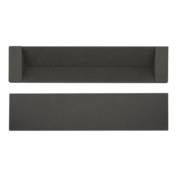 CARDBOARD pen case,  black