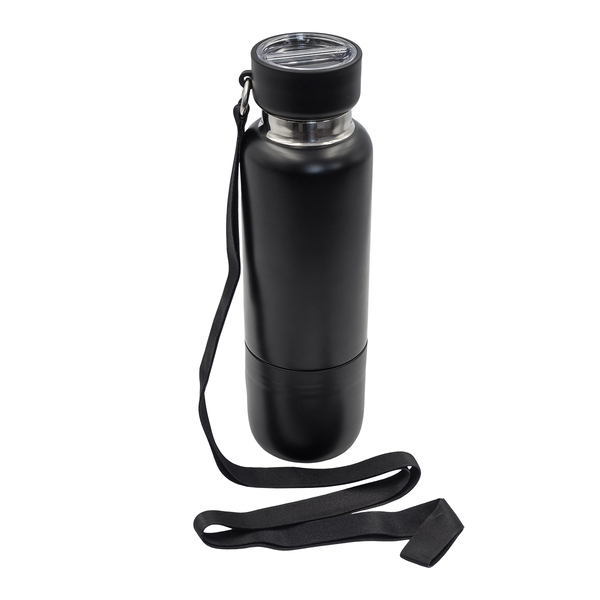 MULTINA multifunctional vacuum bottle 500ml, black