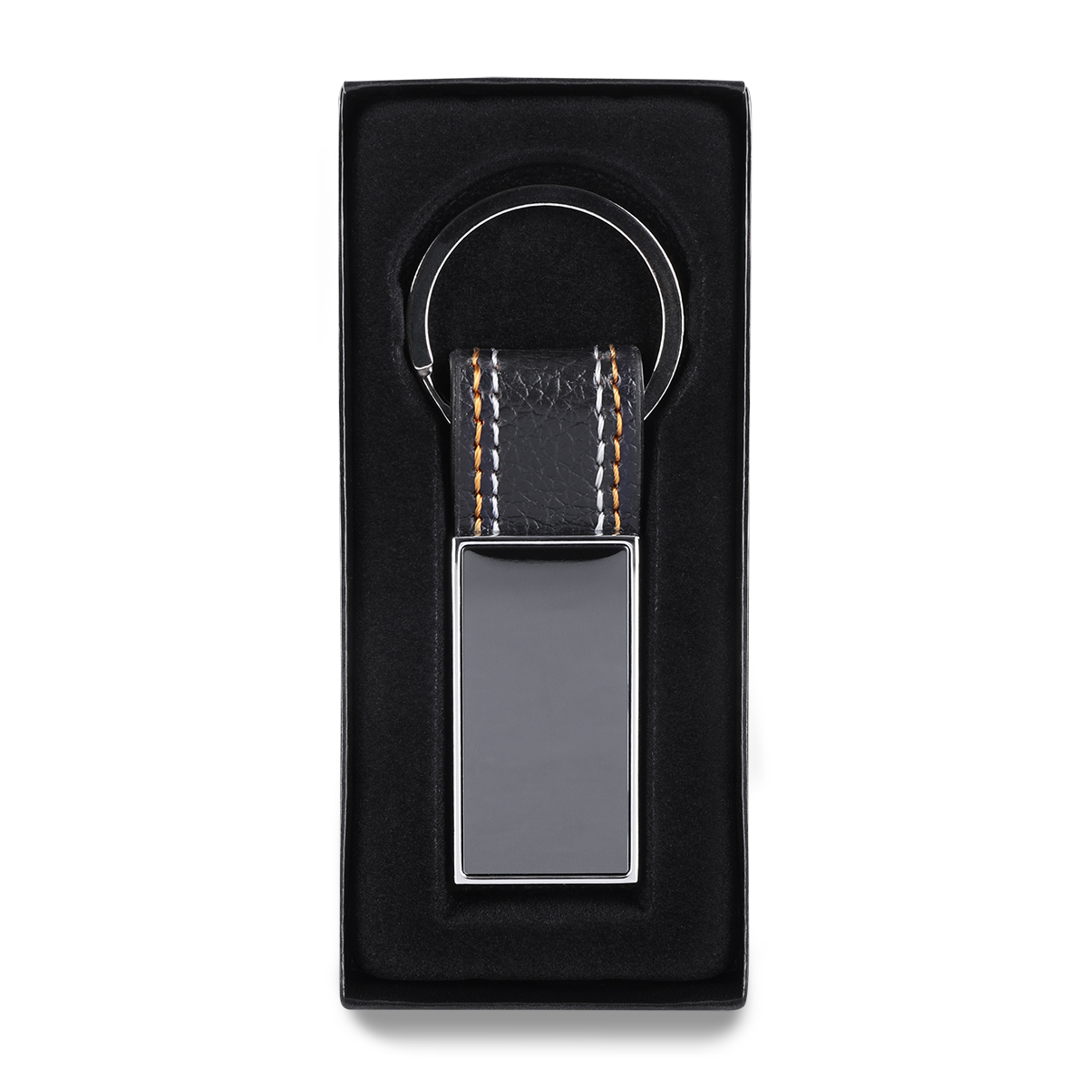 DENIM key ring,  silver