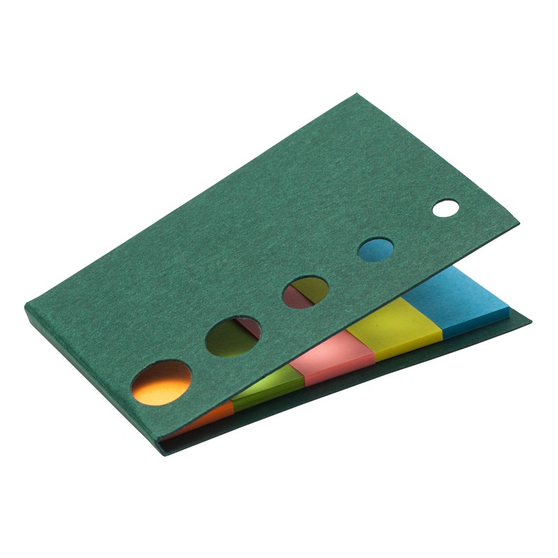 MEMO set of sticky notes,  green