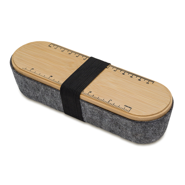 JESSE pencil case with phone holder, grey