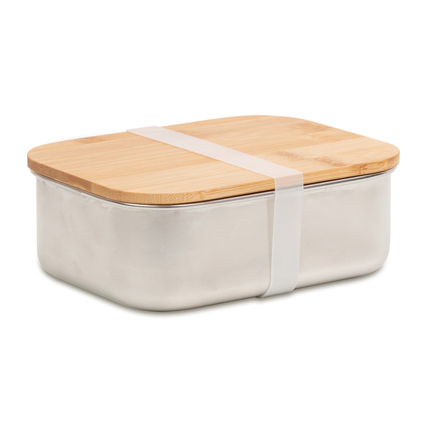 TASTE 800 ml steel lunch box, silver