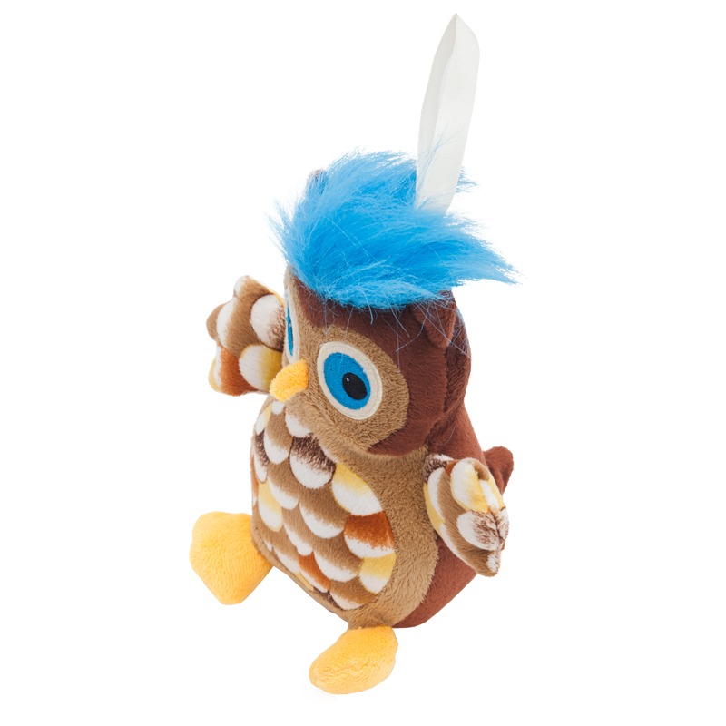 OWL plush toy,  brown