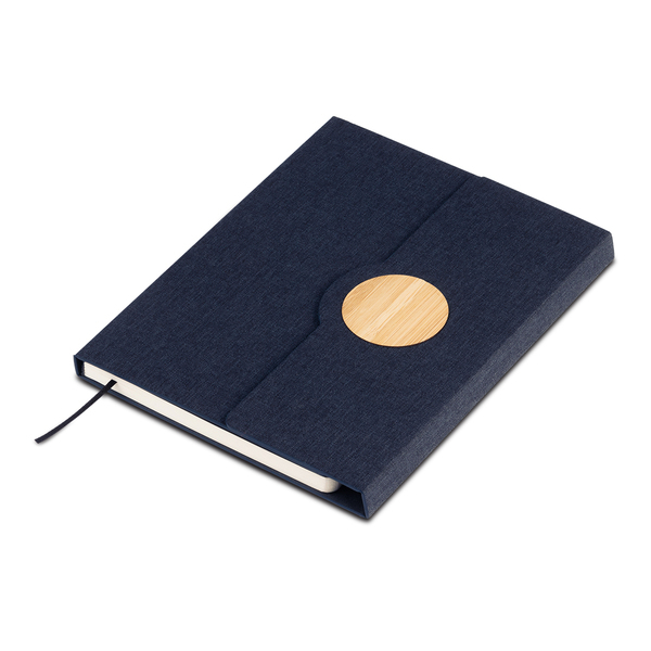 NESTOR notebook A5 made from RPET, dark blue