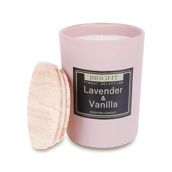 PERUGIA scented candle in glass, grey