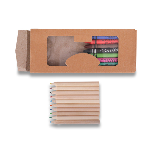 COLOUR THE WORLD coloring set, beige