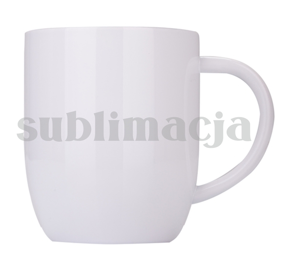 ALIS 350 ml steel mug with sublimation coating, white